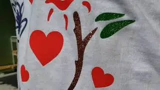 #shorts #glitter #htv Roses Are Red - Violets Are Blue...