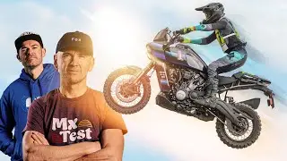 173 km/h dans la terre : COURSE Offroad en HARLEY :