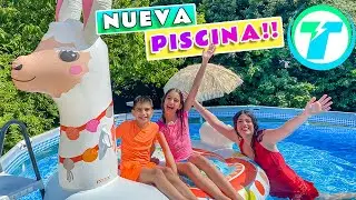 ¡TENEMOS NUEVA PISCINA! (Sorpresa a Lara y Niko)