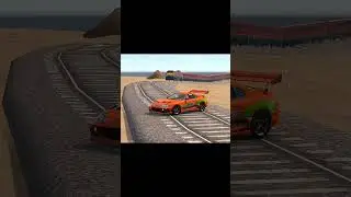 TRAIN vs SUPRA 😱 | Car Parking Multiplayer #SHORTS #carparkingmultiplayer #cpm