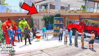 Franklin and Shinchan Select A New Teachers for Franklin Tuition Classes with new Students IN GTA V