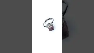 Bague argent, Citrine 1 carat