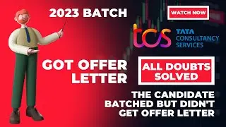 TCS is sending offer letters | TCS Offer Letter | TCS Rejection mail | TCS Results for 2023 batch