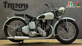 motorcycle model kit build Triumph 1:9 #triumph #scalemodel  #motorcycle