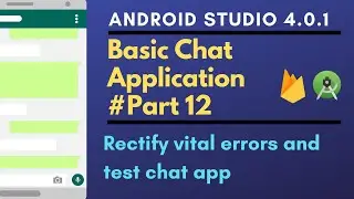 How to make Chat Application using Android Studio #Part 12 | Prego Coding Classes