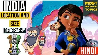 India Size And Location Class 9 | Class 9 Geography Chapter 1 | India Size and Location