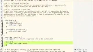 Swift Programming #17: Inheritance of Initializers