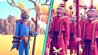 The Prehistoric DEATH CULT SACRIFICED 1000 Priests in Totally Accurate Battle Simulator (TABS)