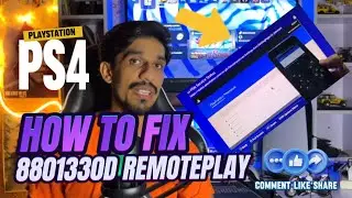 How To Fix PS4 8801330D Remoteplay Error PlayStation 4