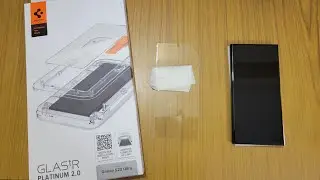 Spigen Samsung Galaxy S23 Ultra UV Glass Uninstalling