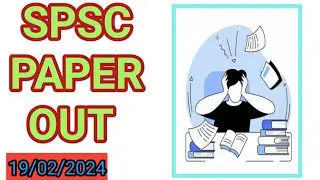 sst paper out | spsc sst paper out | general category paper out | 19 February 2024 | 2