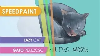 Speedpaint de la ilustración "Gato Perezoso"
