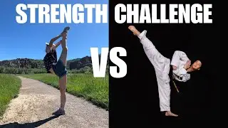 WHO'S STRONGER? MARTIAL ARTIST VS GYMNAST STRENGTH CHALLENGE