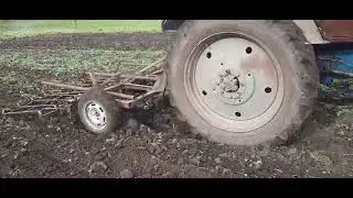 Испытание самодельного культиватора в паре с МТЗ-82