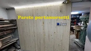 Parete portamorsetti - Wall mounted clamps rack. Parte 1, la trasformazione