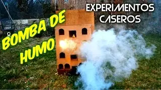 Como hacer una bomba de humo casera. MUY FÁCIL [Experimentos caseros]