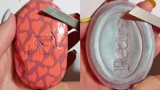 Soap Carving ASMR Relaxing Sounds no talking Satisfying ASMR Video #acmp #soapasmr #soapcarving