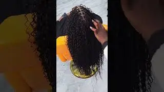 Small gypsy braids🔥 Hair link in my bi0. #allovehair #deepwave #shorts #hairbulk