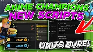 NEW Anime Champions Simulator Scripts HACK | FAST Auto Farm & One Shot Mobs | Fast Raid | PASTEBIN!