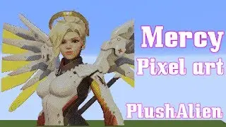Minecraft Pixel Art SpeedBuild | Mercy