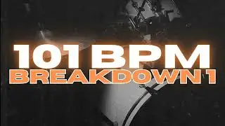 101 BPM - Metal Breakdown Drum Beat - Loop 1