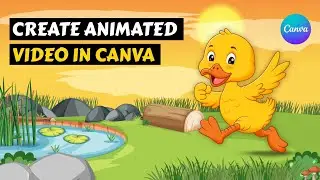Create Cartoon Animation Videos in Canva | Canva Animation Tutorial