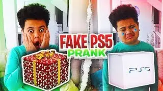 Kid Gets Surprised with Fake 2020 PS5 For Christmas PRANK! *HE FREAKED OUT*