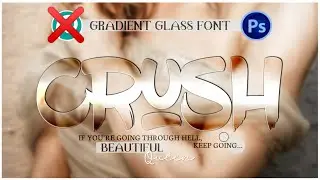 Make Gradient Glass Font In Ps Cc And Pixellab like Photopea glass font step by step.