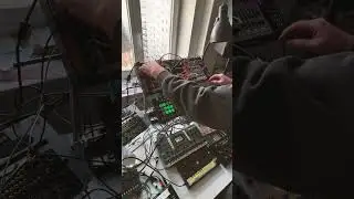 Vacation acid techno with modular synths