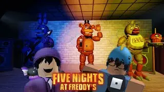 Fnaf 1,nights 1-3 playing with Robert xander (Roblox:FNAF COOP)