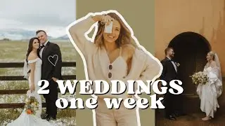 Traveling as a Wedding Photographer - 2 Weddings in One week across the country