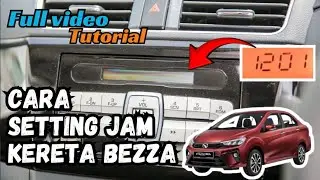 cara setting jam kereta produa bezza