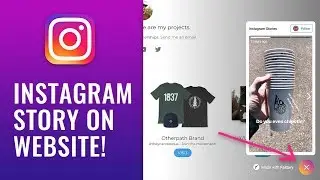 How to Put Instagram Story on Website - Fastory Widget
