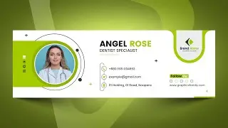 Dental Care Email Signature Design || Photoshop Tutorial