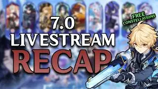 Genshin Impact 7.0 Livestream Recap in 3 Minutes!