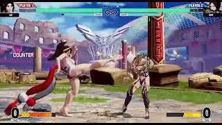 KOFXV MAI Swimsuit mod vs Whip IVY kof ryona