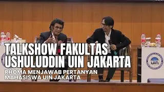 RHOMA IRAMA DALAM ACARA TALKSHOW FAKULTAS USHULUDDIN UIN JAKARTA
