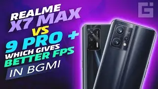 Realme X7 Max vs Realme 9 Pro+ BGMI Comparison with Sanhok Bootcamp Clips