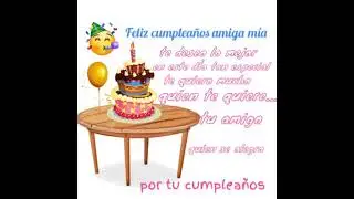 feliz cumpleaños amiga