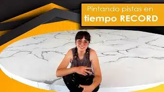 Pintando pistas en TIEMPO RECORD
