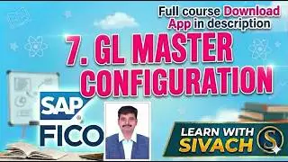 7. GL Master Configuration
