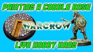 Live Failure of Man Trying to Paint Cobble Base On Warcrow Bucklerman