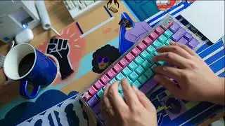 FRAGILE60 Sound Test w/ Gateron Ink Blacks and DSS Caps
