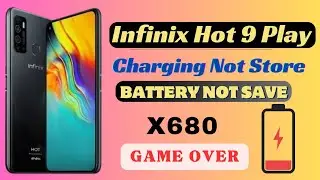 infinix hot 9 play charging not save | x680 charging not store/Infinix x680 charging light blinking