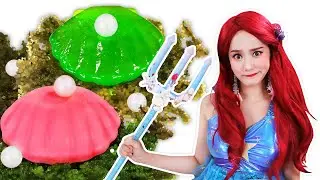 The Little Mermaid Seagrape 인어공주와 바다포도 Mukbang JiniYum 지니얌 먹방