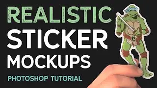 Realistic Sticker Mockup - Photoshop tutorial | Intermediate