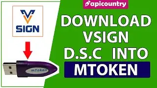Vsign Digital Signature Certificate Download into mToken - Apicountry.com
