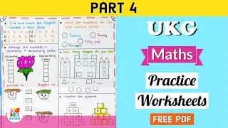 Part#4 । UKG Maths Worksheet । Maths worksheet for UKG । Senior kg maths worksheet । RKistic