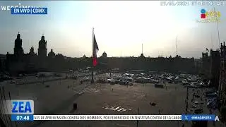 Instalan el templete para el cierre de campaña de Claudia Sheinbaum en el Zócalo CDMX | Paco Zea