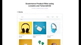 Livewire Magic # 2 : Product Filter using Livewire and TailwindCSS